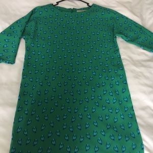 LOFT Bird Print Dress